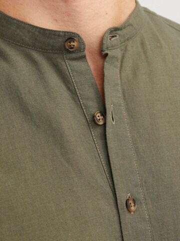 žalia JACK & JONES Standartinis modelis Marškiniai 'Summer'