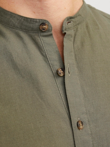 JACK & JONES Regular fit Button Up Shirt 'Summer' in Green