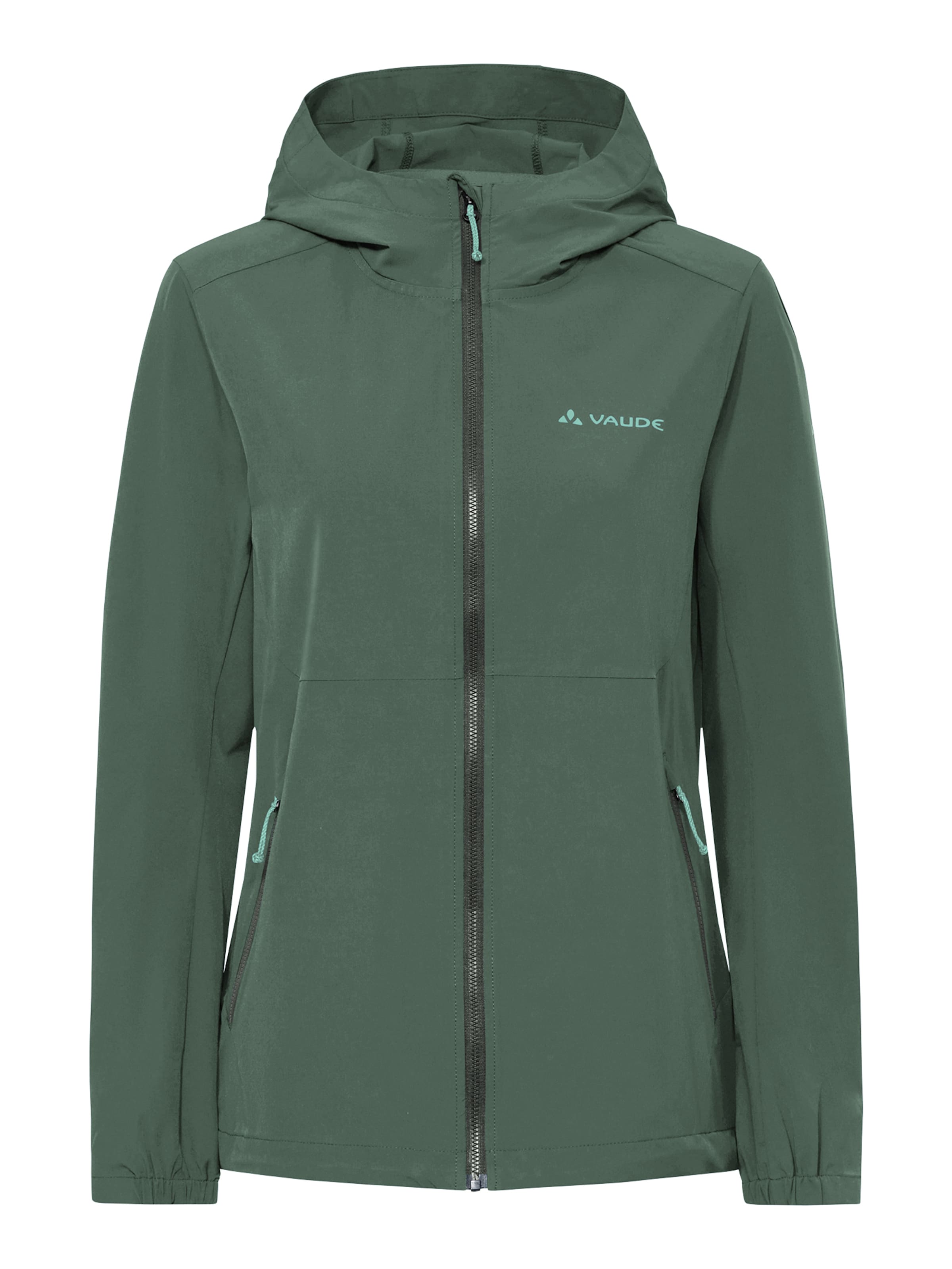 VAUDE Sports jacket 'Elope' in Green: front
