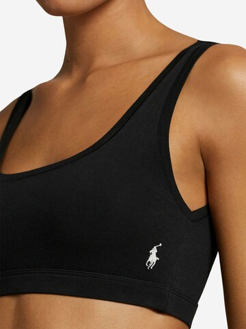 Bustier Soutien-gorge ' Club Cotton ' Polo Ralph Lauren en noir