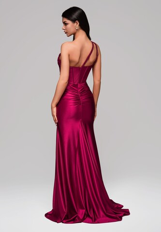 Ombre Evening dress in Red