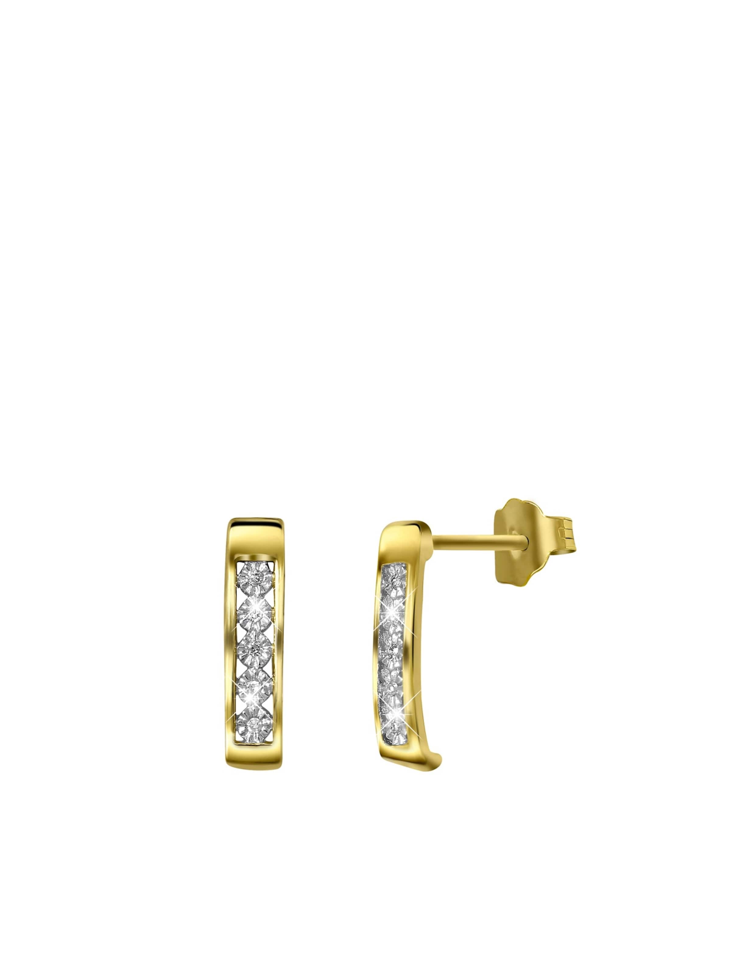 Lucardi Oorbellen in Goud: voorkant