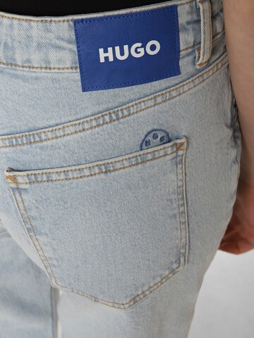 HUGO Regular Jeans 'Elyah' in Blau