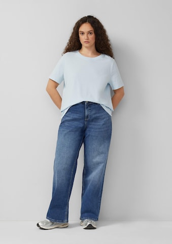 QS Shirt in Blauw