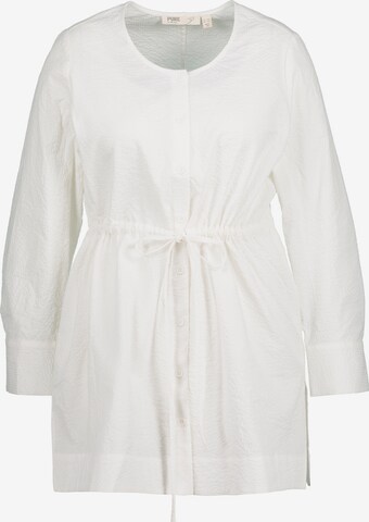 Ulla Popken Blouse in Wit: voorkant