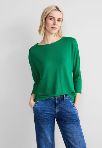 STREET ONE Shirt in Green: front