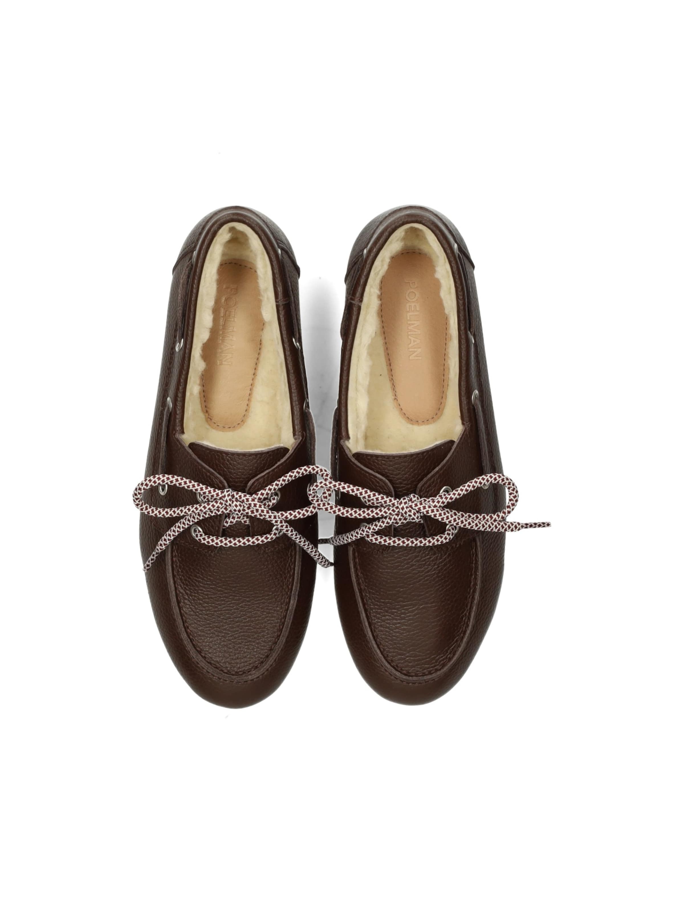 PS Poelman Mocassins ' Callie ' in Bruin