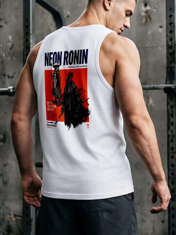 Neverless Shirt 'Neon Ronin' in White