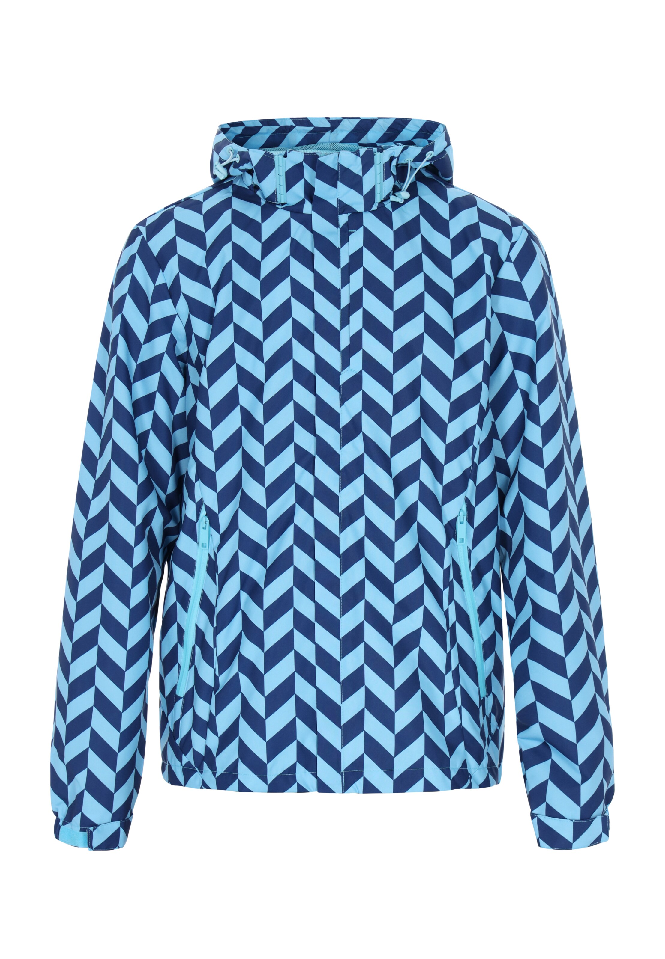 Veste mi-saison COSIMON en bleu : devant