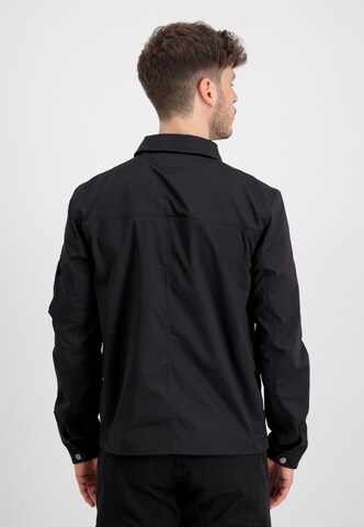 ALPHA INDUSTRIES Slim Fit Overgangsjakke i sort