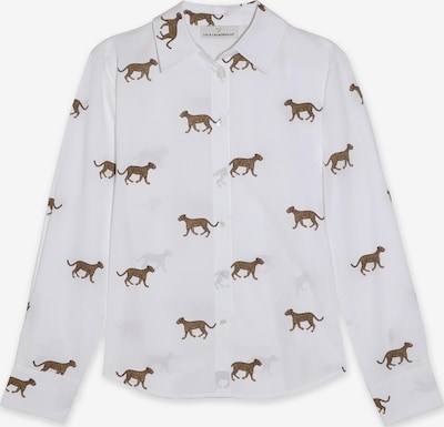 Palaidinė iš Lola Casademunt, spalva – šviesiai ruda / juoda / balta, Prekių apžvalga