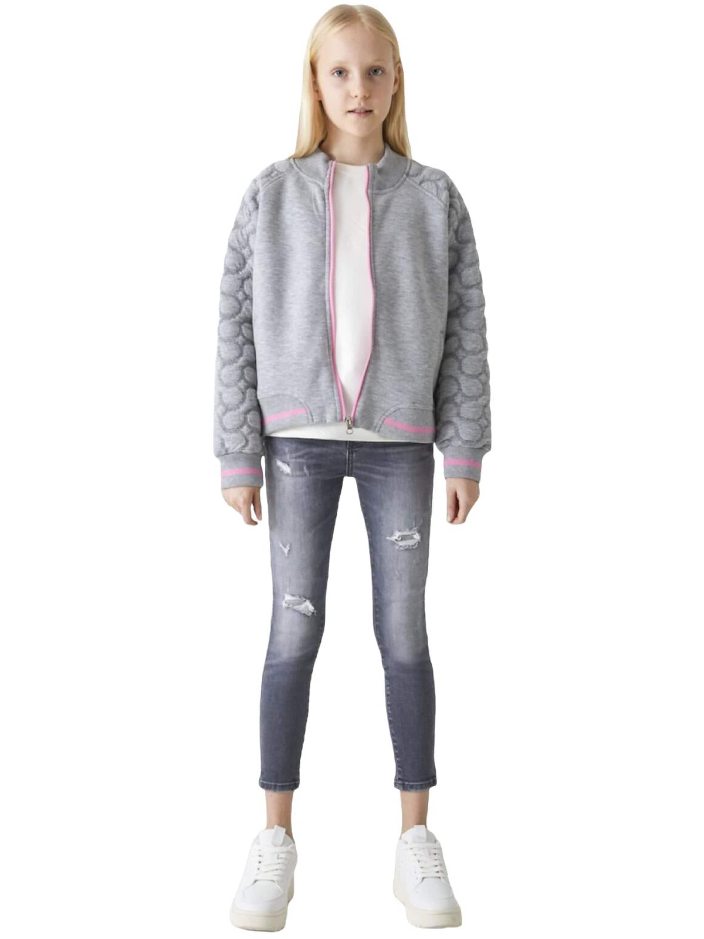regular Jeans 'LTB Jeans Baby Girl Lonia G Mid Waist Asymmetrische Jeanshose' di LTB Jeans in grigio