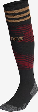 ADIDAS PERFORMANCE Soccer Socks 'DFB 22' in Black: front