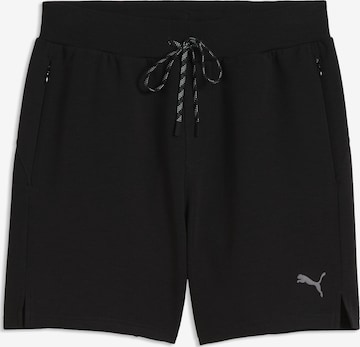 PUMA Regular Sportbroek in Zwart: voorkant