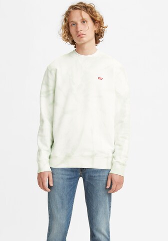 LEVI'S ® Regular fit Sweatshirt 'Original Housemark' in Groen: voorkant