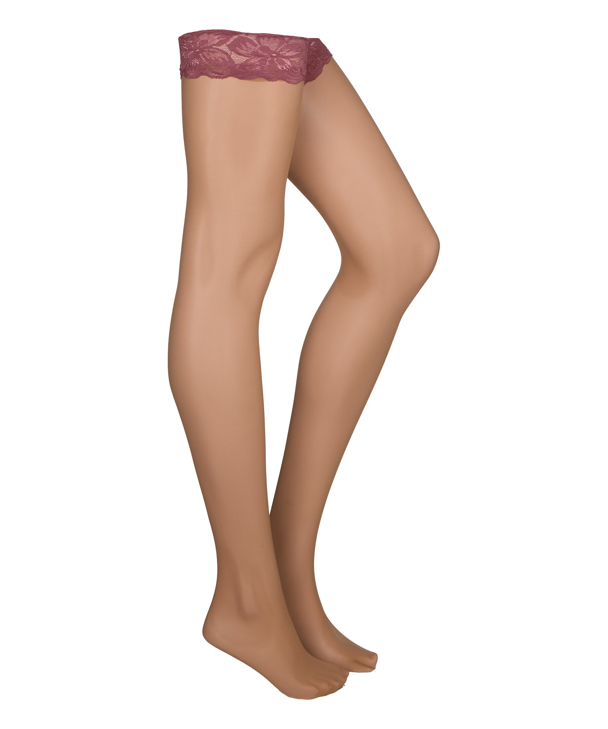 Hunkemöller Chaussettes montantes en 35-40,5 en rose, Vue avec produit