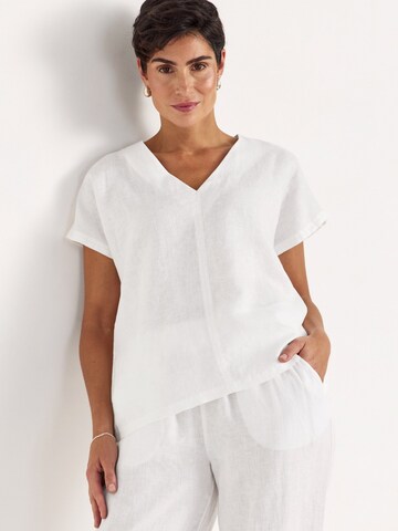 Cellbes of Sweden Blouse in Wit: voorkant
