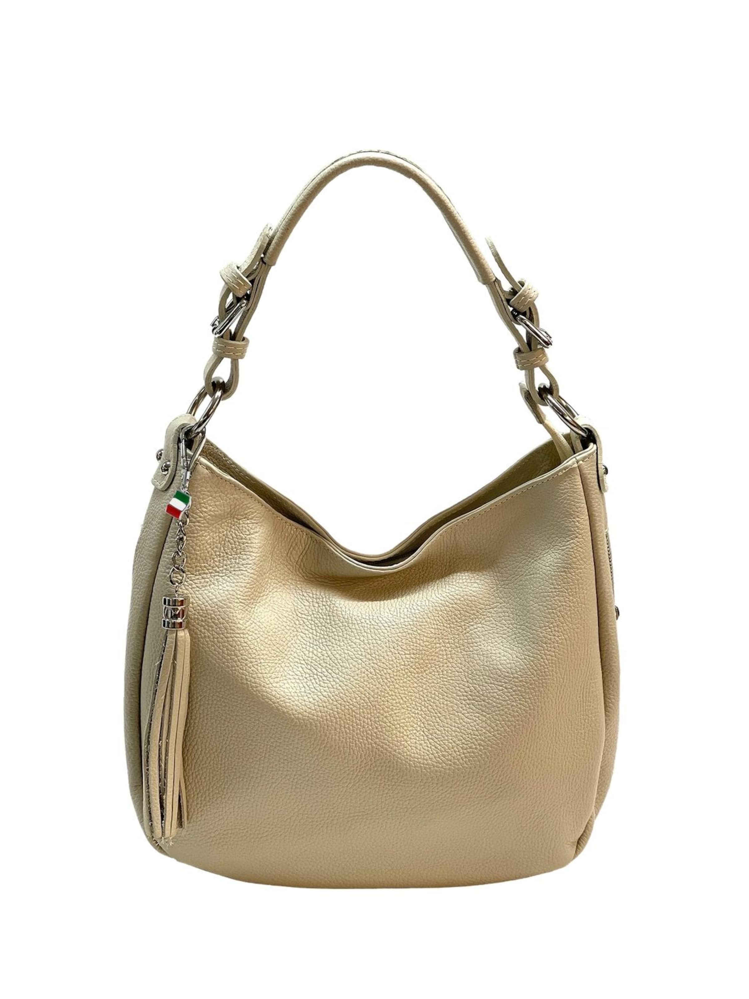 Florence Schoudertas in Beige: voorkant