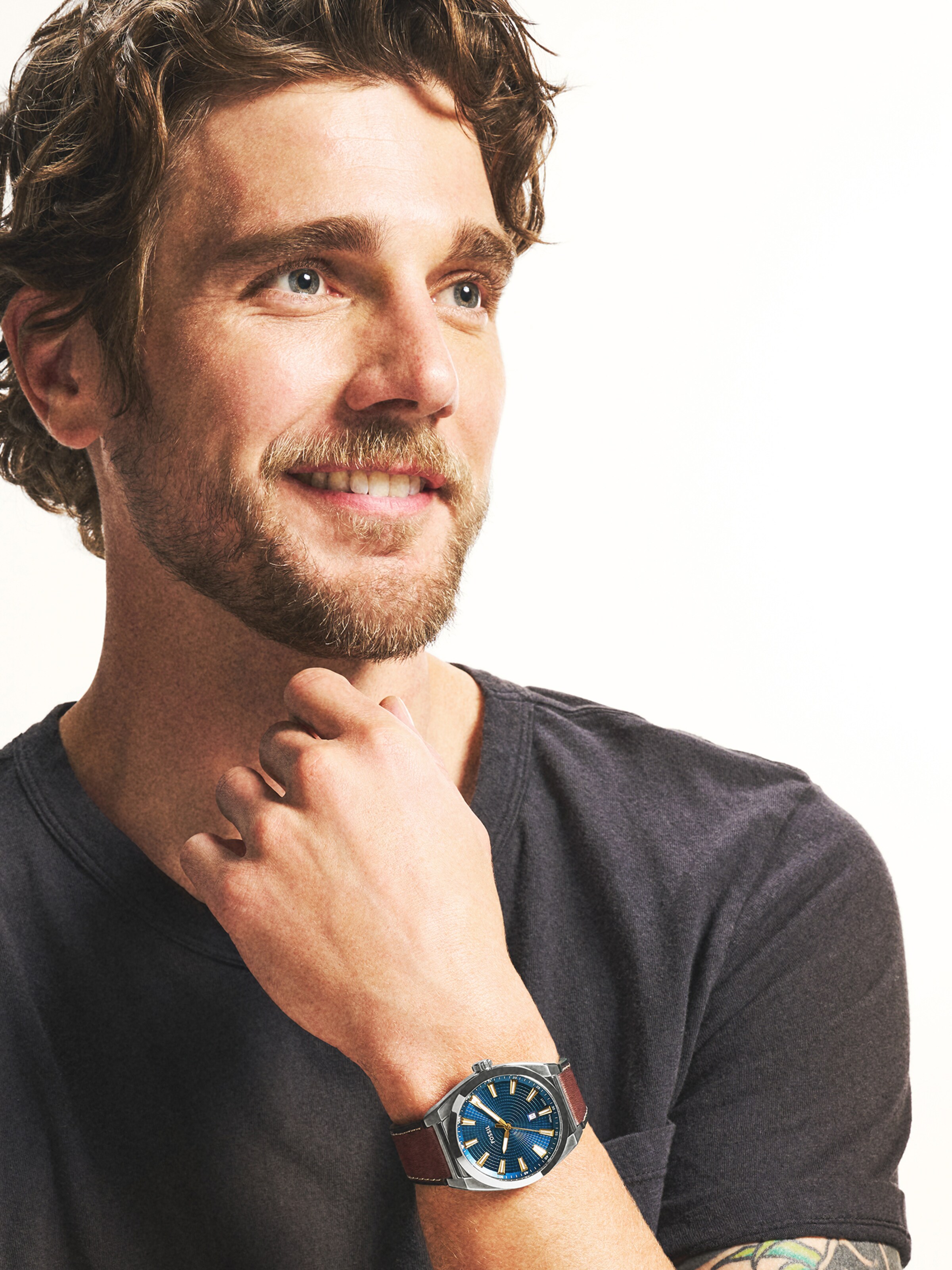 FOSSIL Analoogkell 'Everett', värv Hõbe