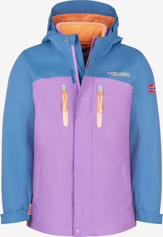 TROLLKIDS Outdoor jacket in Purple: front