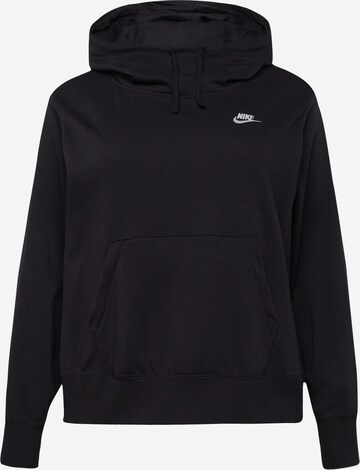 Nike Sportswear Sweatshirt in Schwarz: predná strana