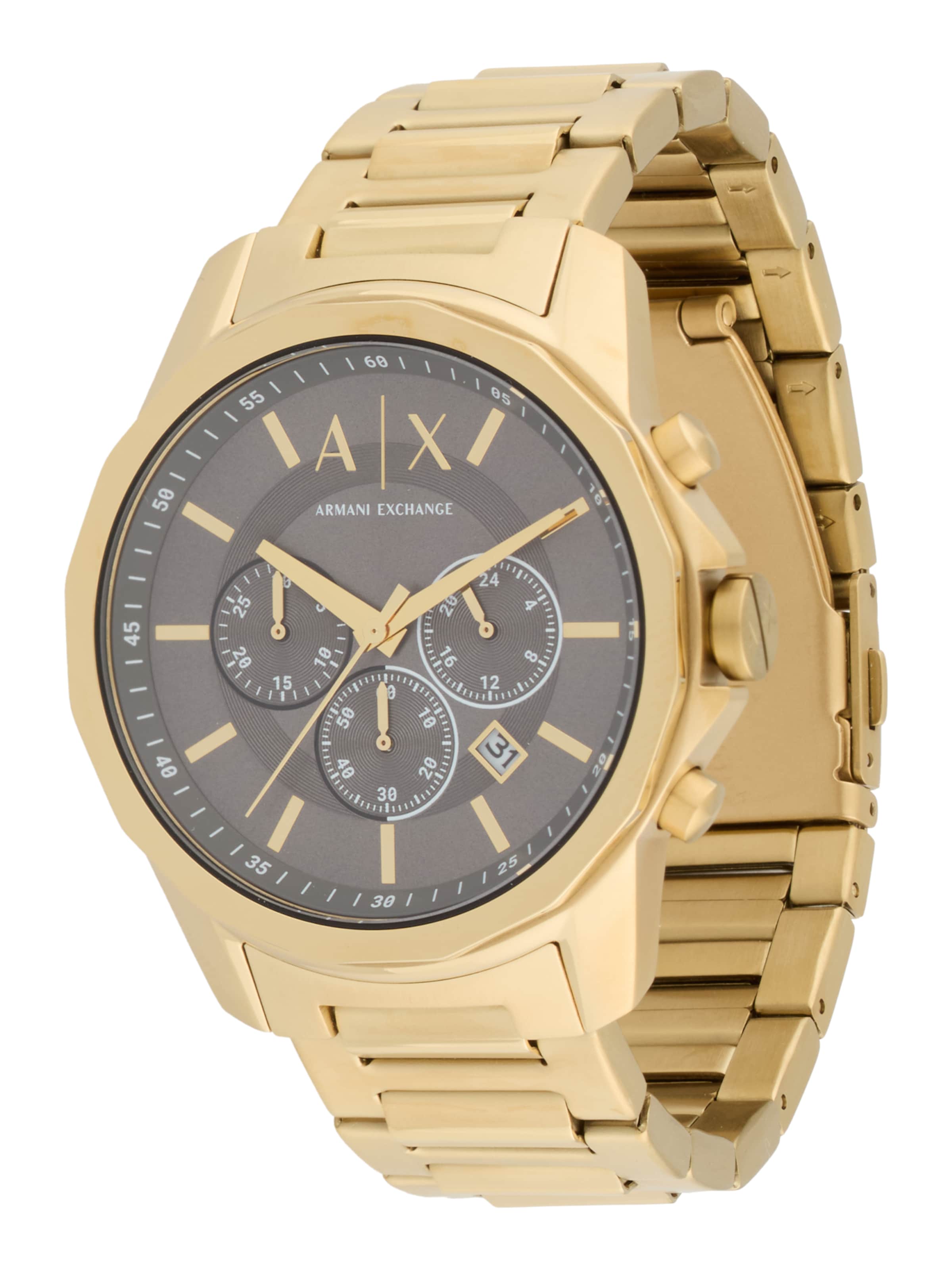 ARMANI EXCHANGE Analoog horloge in Goud: voorkant