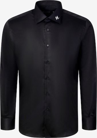 Chemise Karl Lagerfeld en noir : devant