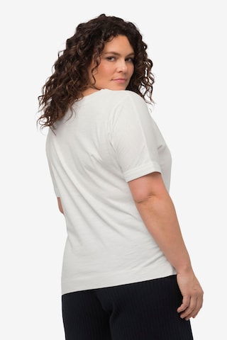 Ulla Popken Shirt  (GOTS) in Weiß