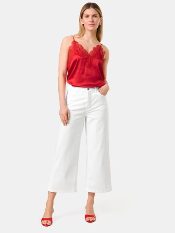 TAIFUN Wide leg Jeans in White