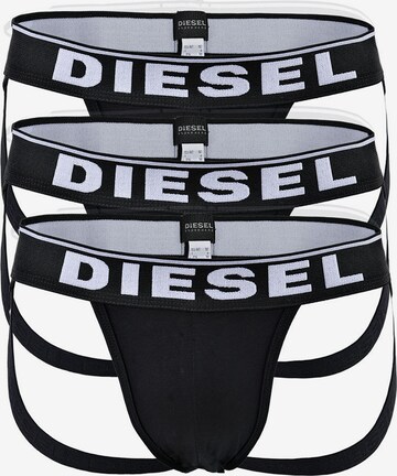 DIESEL Slip in Schwarz: predná strana