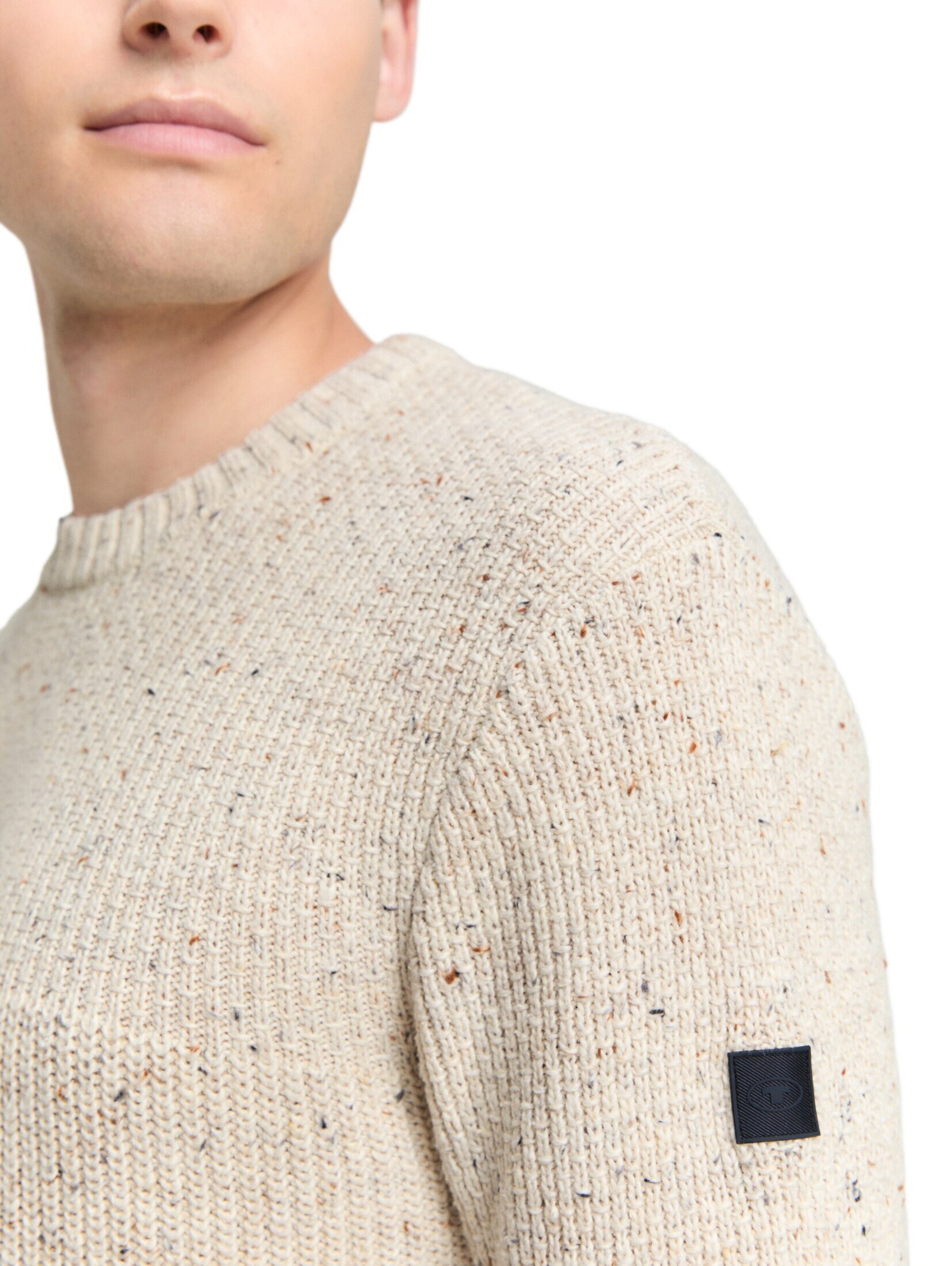 TOM TAILOR Sweater in White