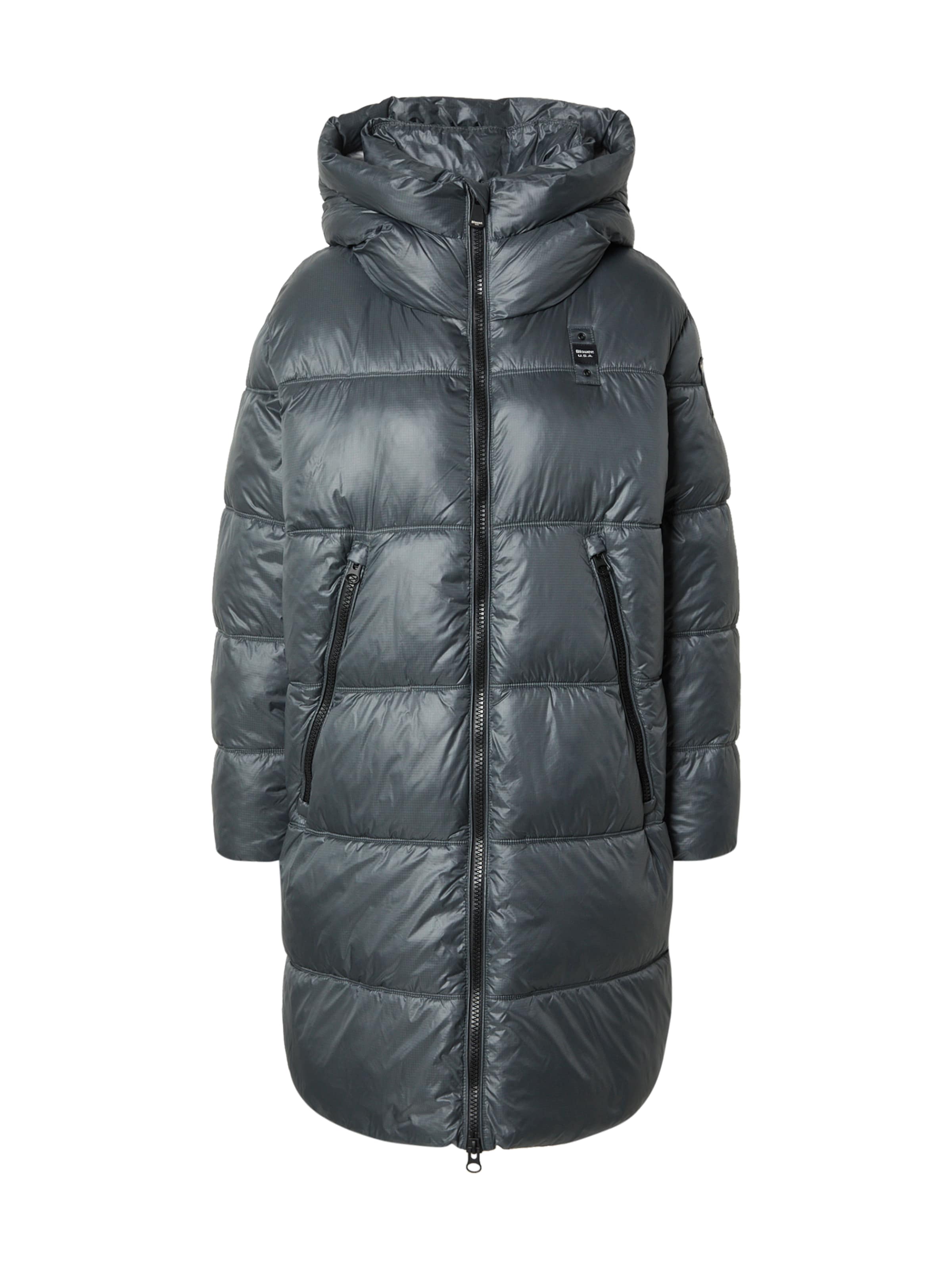 Blauer.USA Zimný kabát - Sivá: predná strana