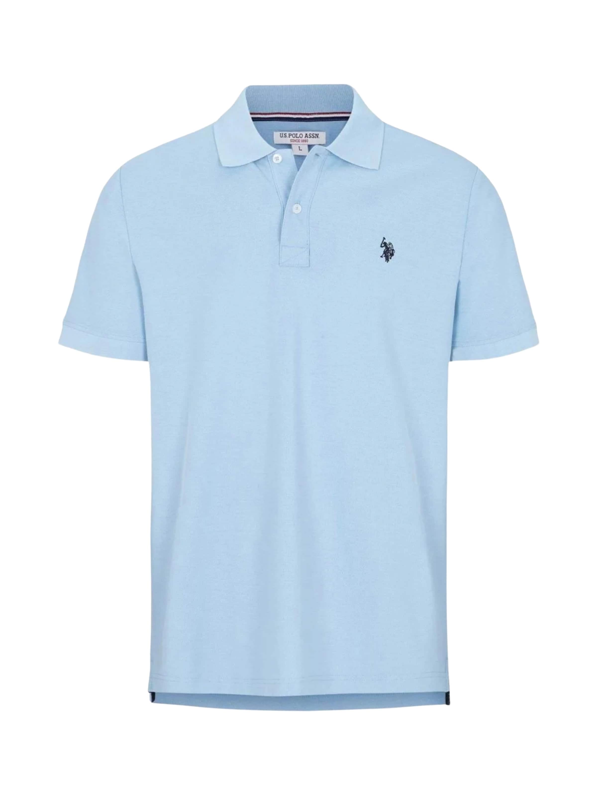 U.S. POLO ASSN. Overhemd 'Alfred' in Blauw: voorkant