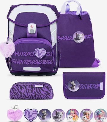 Belmil Backpack in Purple: front