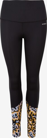 O'NEILL Skinny Workout Pants in Black: front