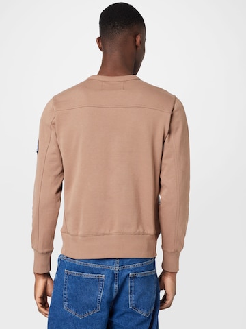 Calvin Klein Jeans - Regular Fit Sweatshirt em castanho