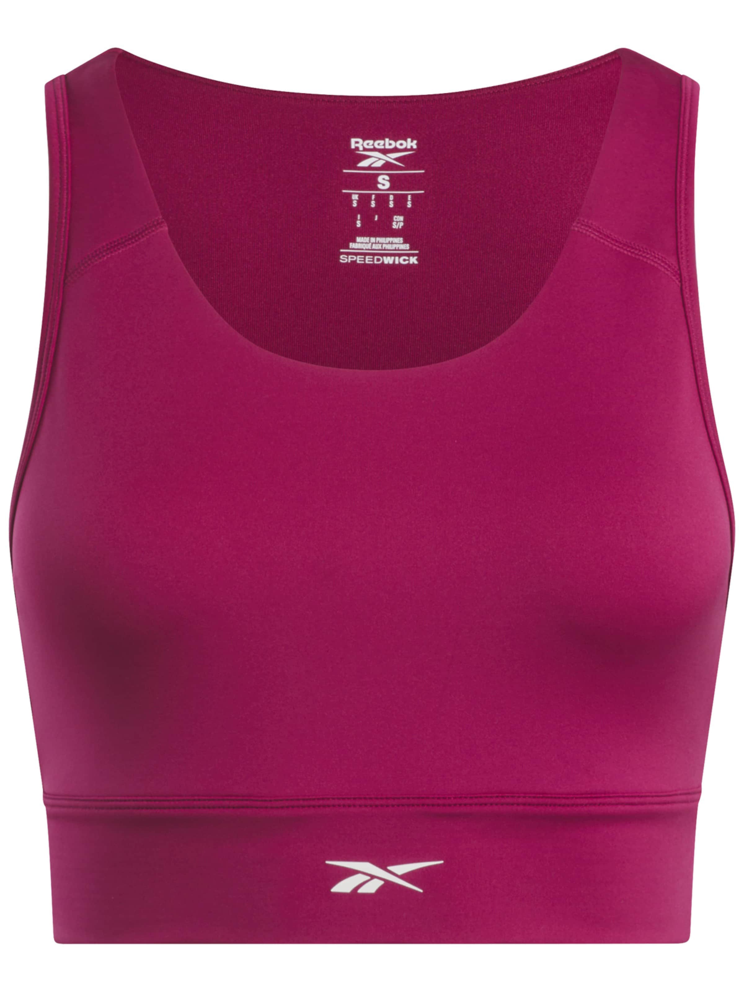 Reebok Sport-BH in pink, Produktansicht