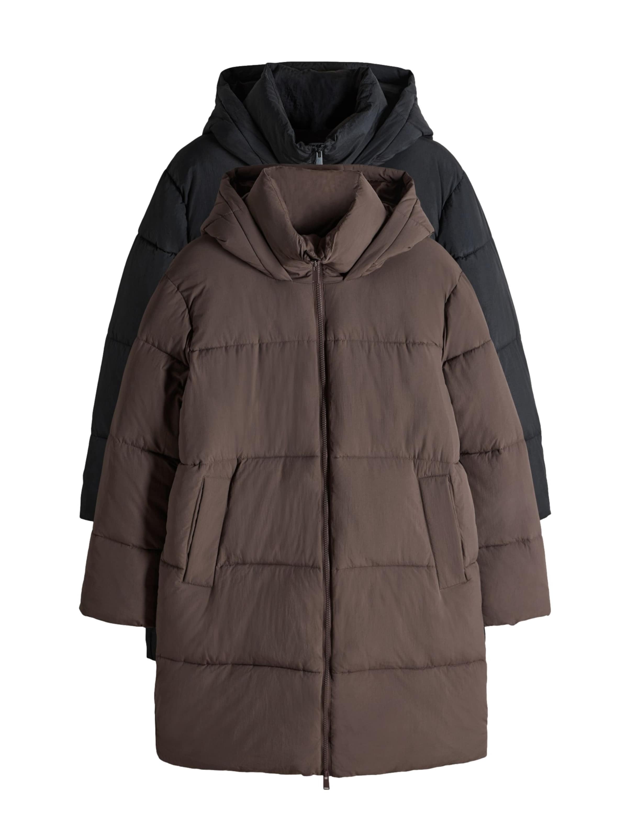 The Set Mantel in Braun: Vorderseite