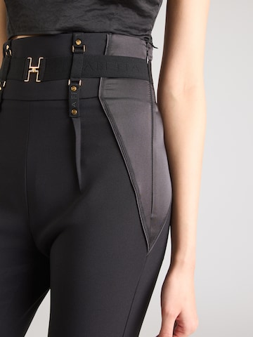 Coupe slim Pantalon Elisabetta Franchi en noir