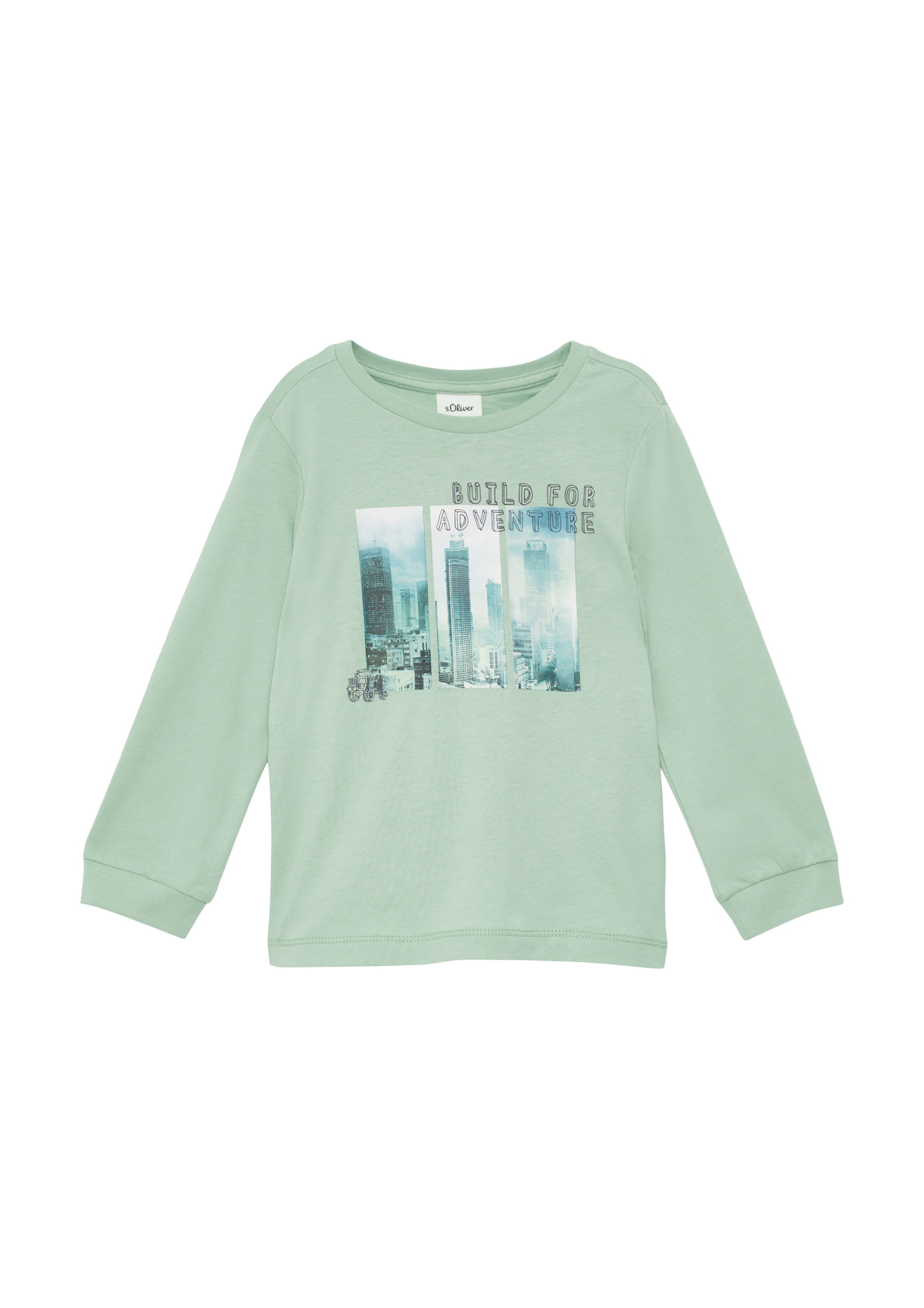 T-Shirt s.Oliver en vert : devant