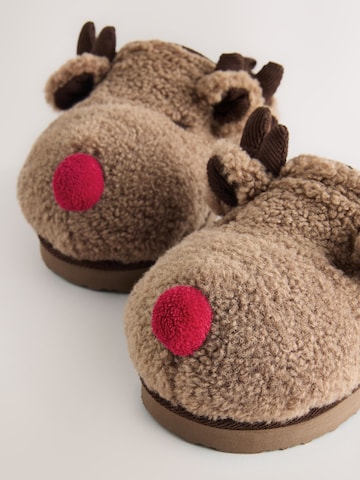 Next Slipper 'Novelty' in Brown