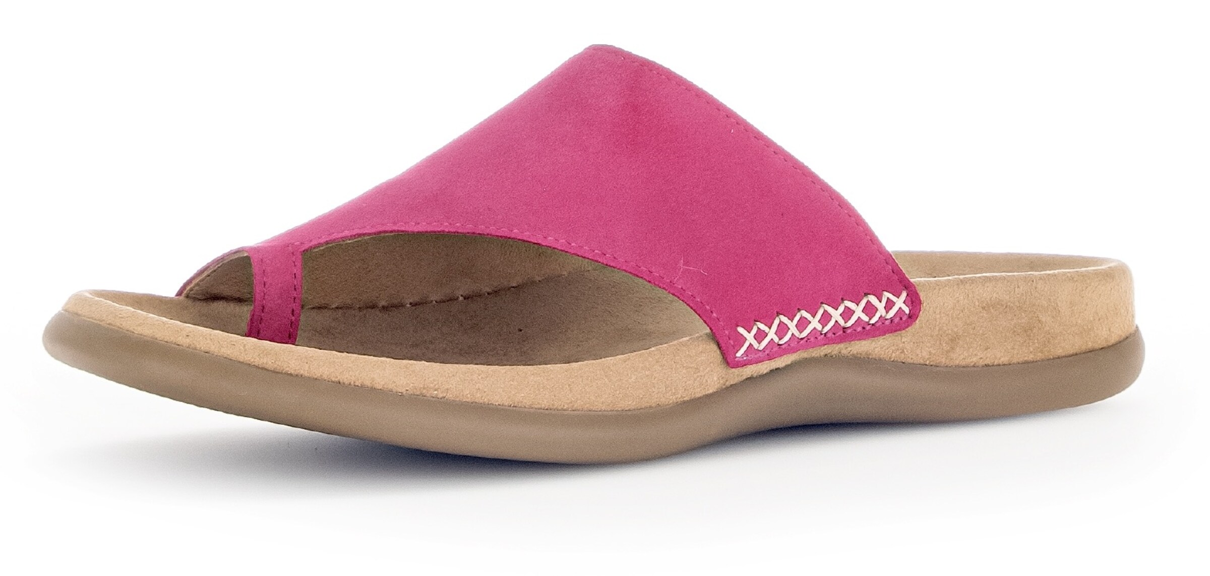 GABOR T-Bar Sandals in Pink: front