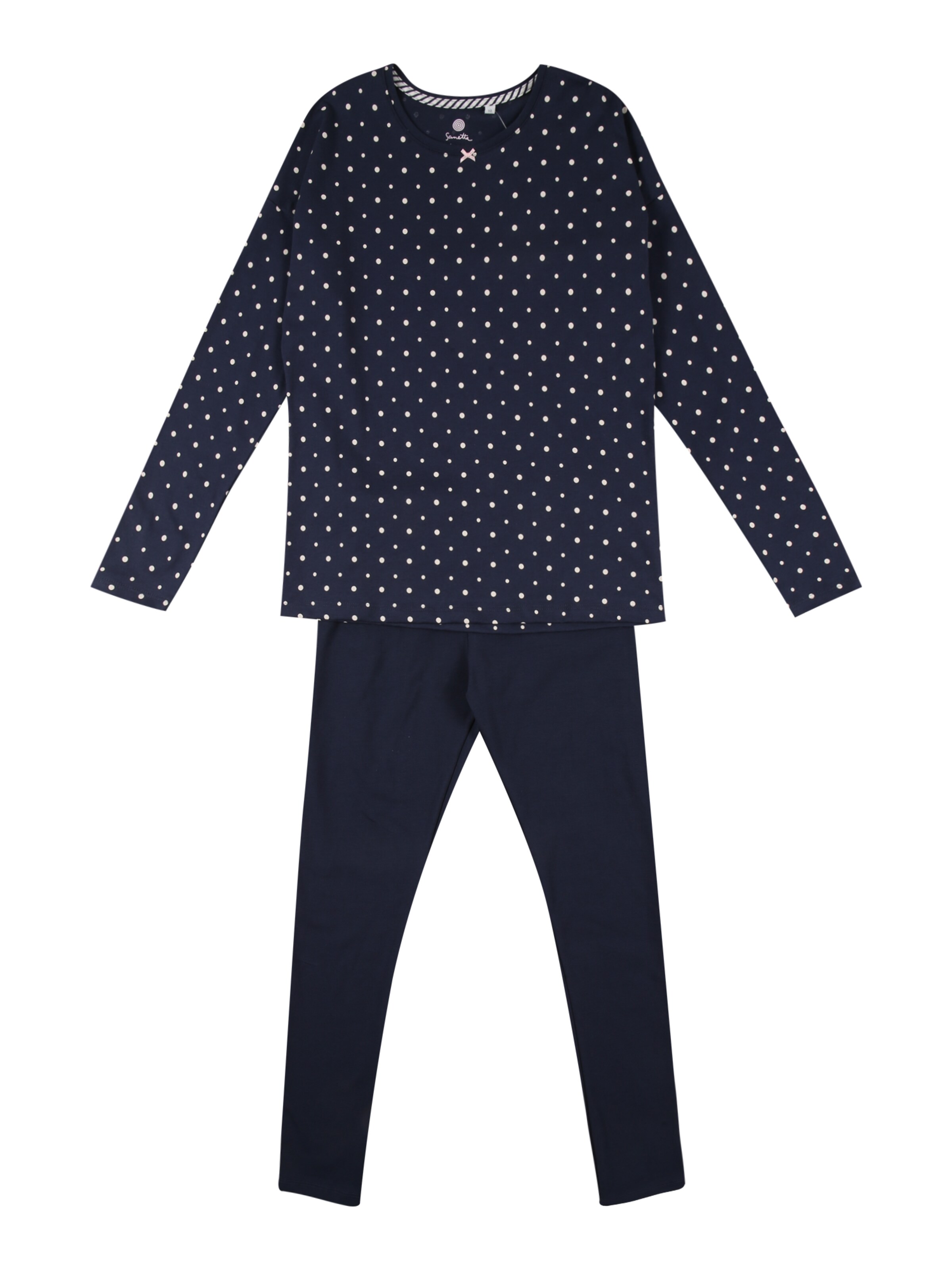 Sanetta Pajamas in Blue: front