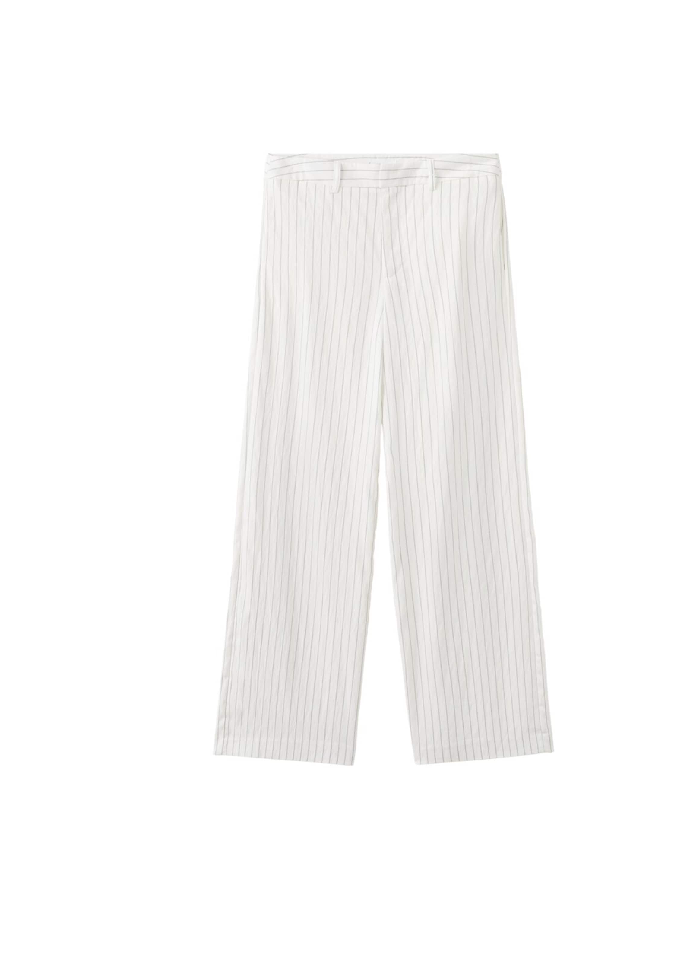 MANGO TEEN Pants 'Tidec' in Grey / White, Item view