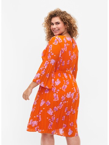 Zizzi - Vestido 'Cathrine' em laranja