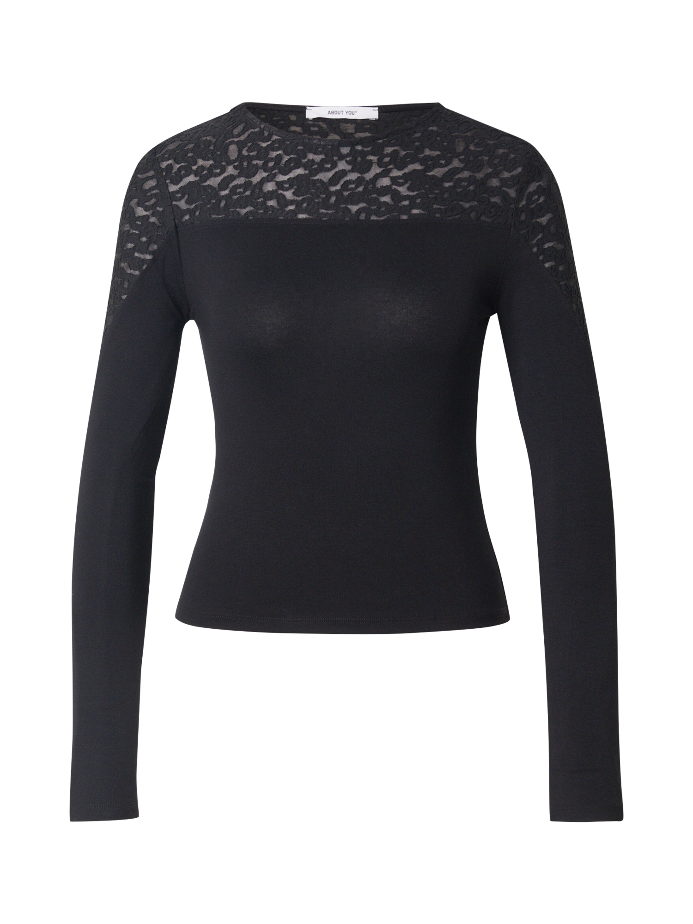 ABOUT YOU - Camiseta 'Wren' en negro: frente