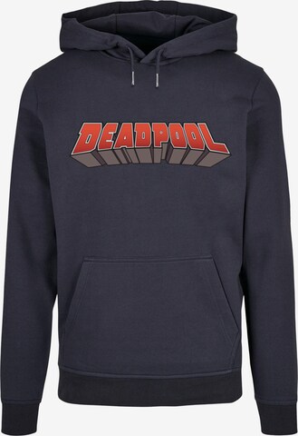 ABSOLUTE CULT Sweatshirt 'Deadpool' in Blauw: voorkant