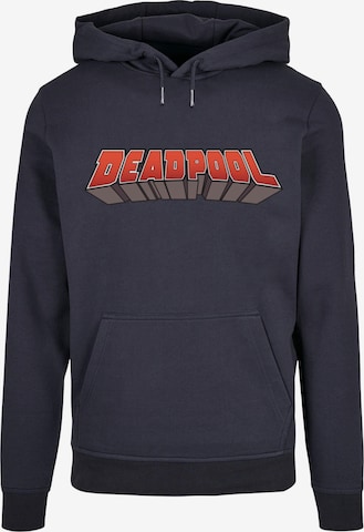ABSOLUTE CULT Sweatshirt 'Deadpool' in Blauw: voorkant