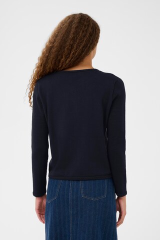 SAINT TROPEZ Gebreid vest 'LeciaSZ' in Blauw