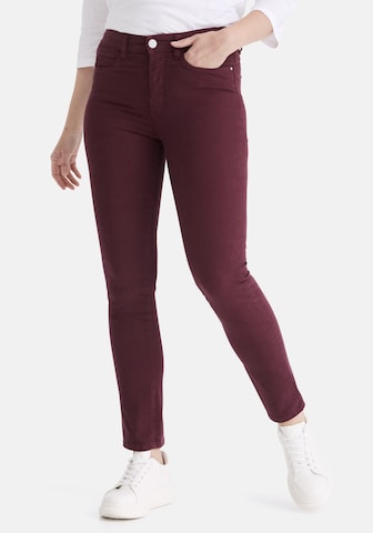 STOOKER WOMEN Skinny Jeans 'Milano' in Rot: Vorderseite